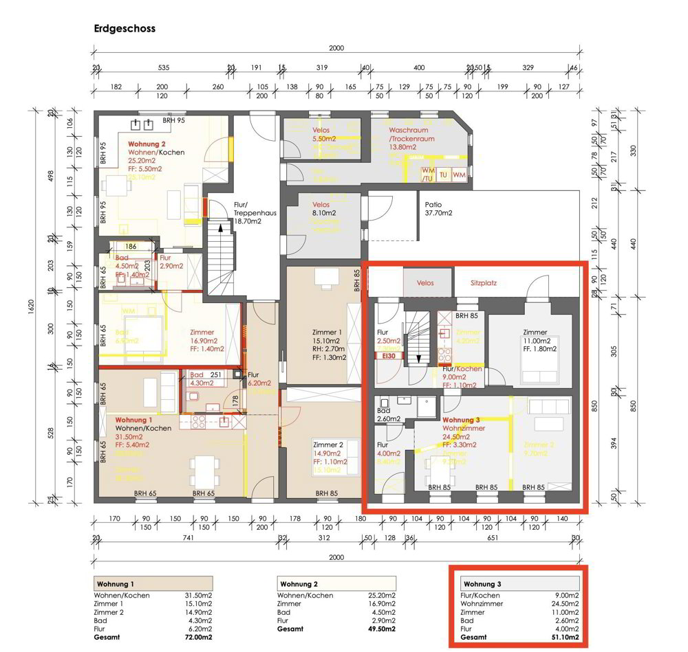 2.5 Zimmer Wohnung zu vermieten in Wolfwil - Bild 1/9