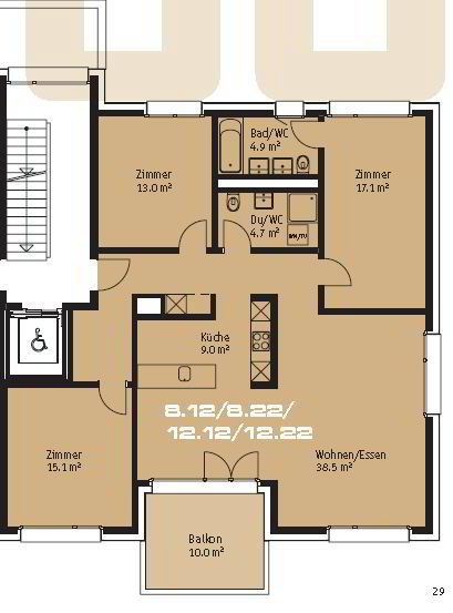 4.5 rooms Apartment for rent in Uster - image 1/10