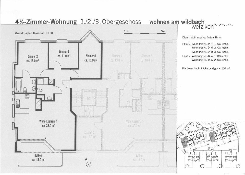 4.5 rooms Apartment for rent in Wetzikon ZH - image 1/11