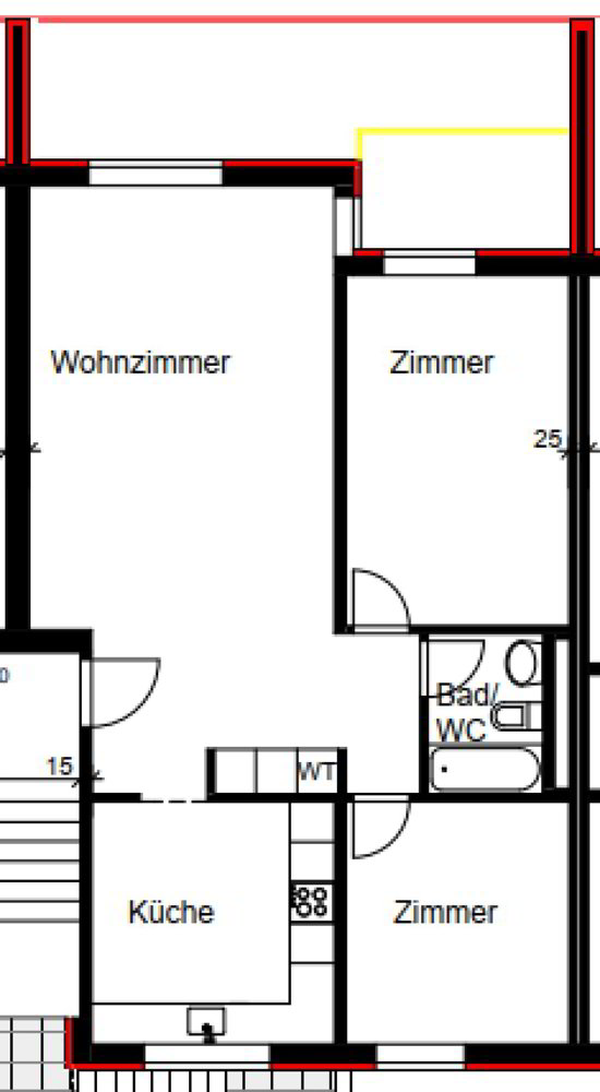 Appartement 3 pièces à louer à Dübendorf - image 1/6