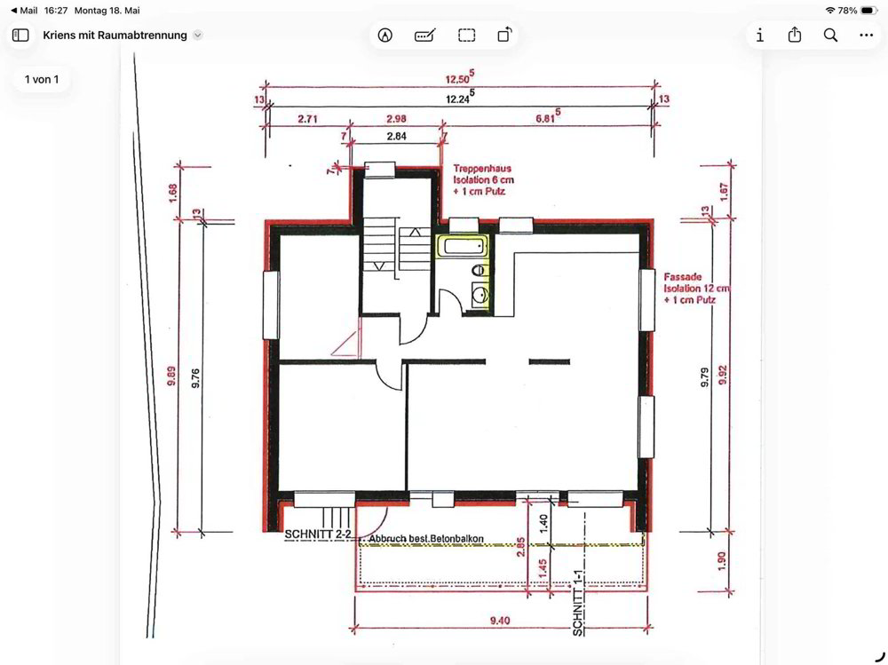 Appartement 3.5 pièces à louer à Kriens - image 1/12