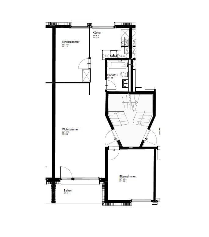 Appartement 3 pièces à louer à Rümlang - image 1/9