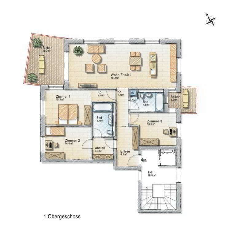 Appartement 4 pièces à acheter à Langrickenbach - image 1/9