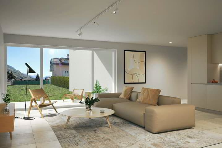 3.5 Zimmer Wohnung zu vermieten in Saxon - Bild 1/3