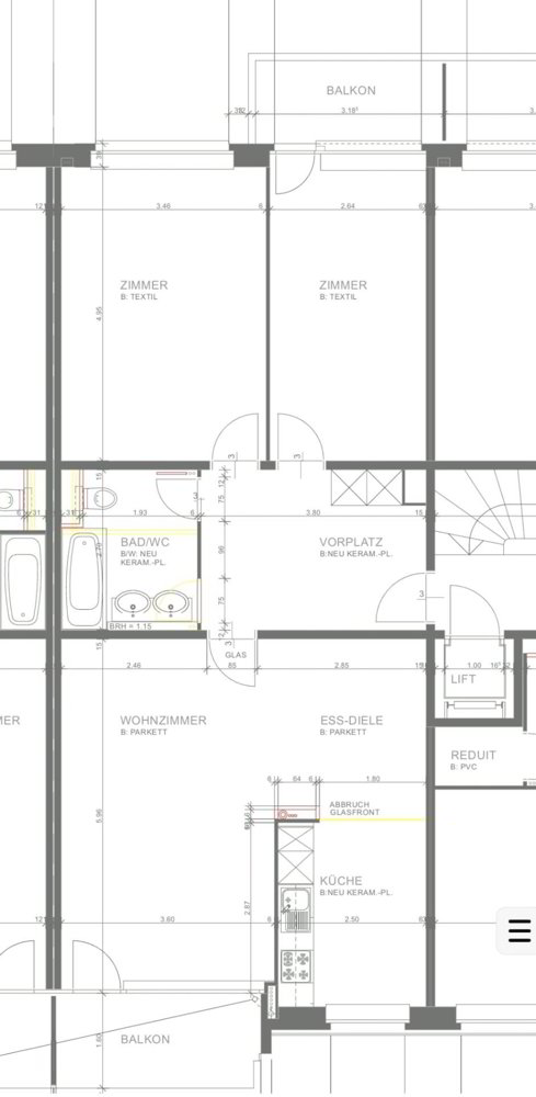3.5 Zimmer Wohnung zu vermieten in Basilea - Bild 1/8
