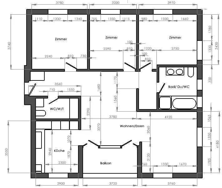 Appartement 4.5 pièces à louer à Niederbüren - image 1/13
