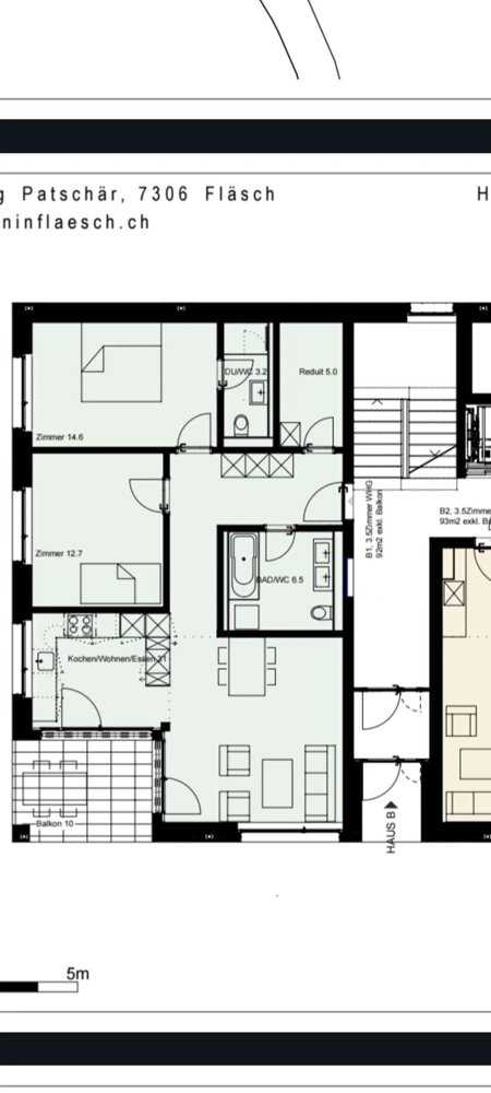 Appartement 3.5 pièces à louer à Fläsch - image 1/13