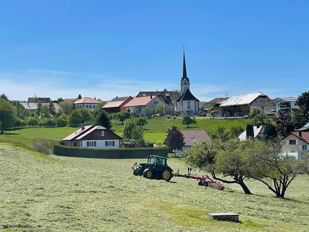 3.5 Zimmer Wohnung zum verkaufen in Vuisternens-en-Ogoz - Bild 1/6