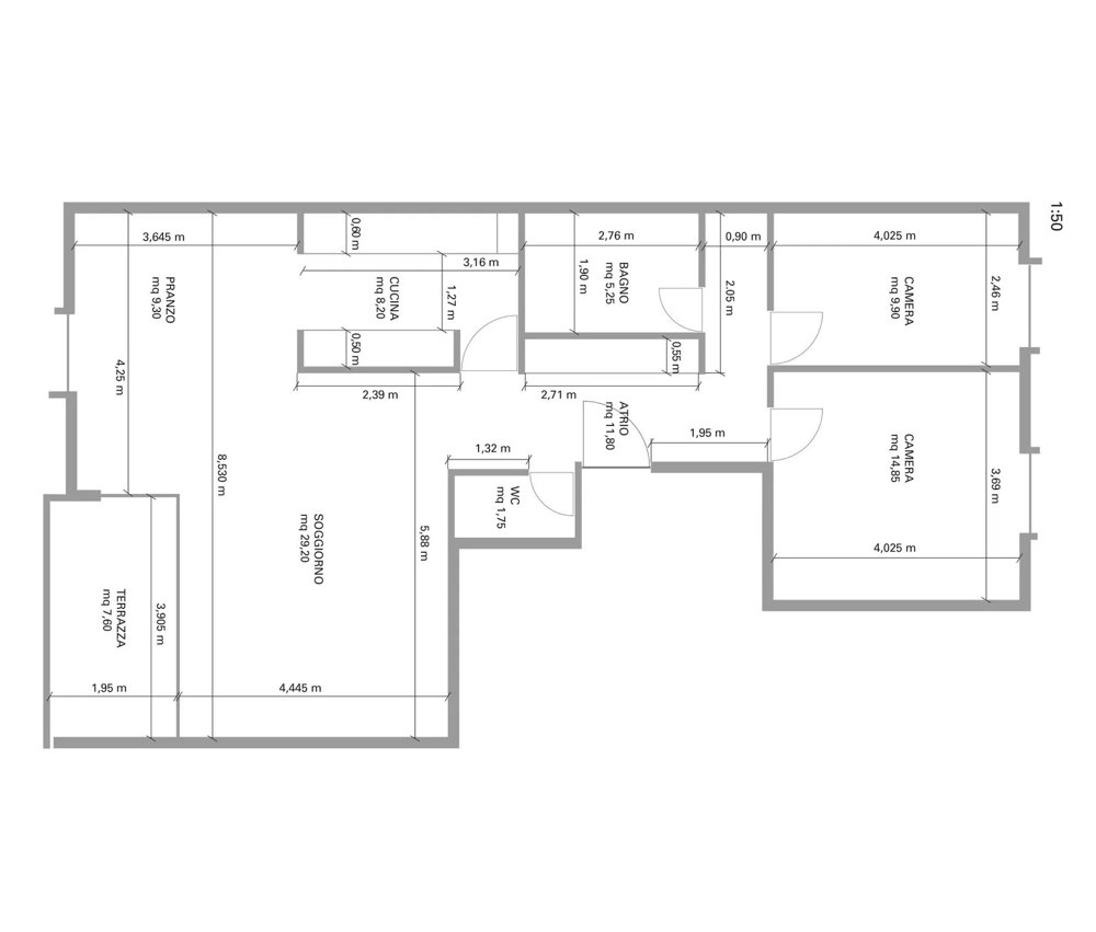 3.5 Zimmer Wohnung zu vermieten in Bellinzona - Bild 1/9