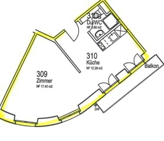 Appartement 1.5 pièces à louer à San Gallo - image 1/5