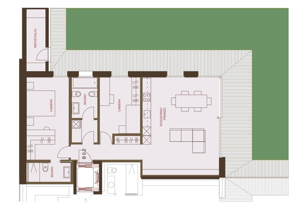 Appartement 3.5 pièces à acheter à Rovio - image 1/10
