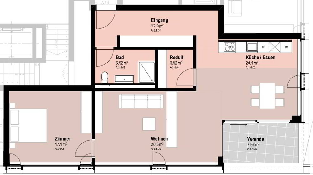 Appartement 2.5 pièces à louer à Ilanz - image 1/6