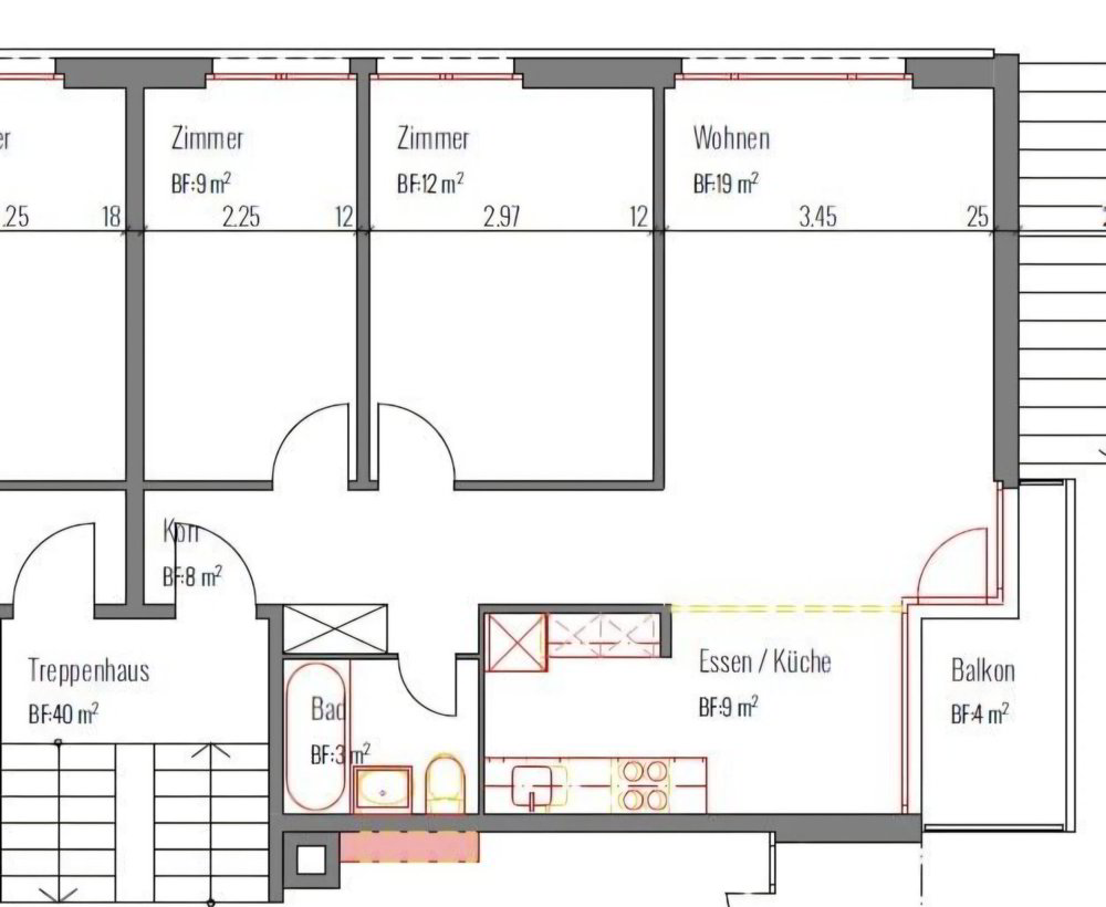 Appartement 3 pièces à louer à Einigen - image 1/5