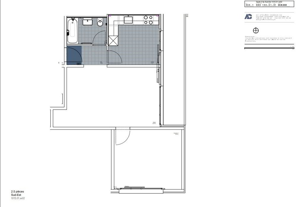 2 Zimmer Wohnung zu vermieten in La Chaux-de-Fonds - Bild 1/9
