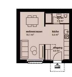 1.5 Zimmer Wohnung zu vermieten in Bronschhofen - Bild 1/10