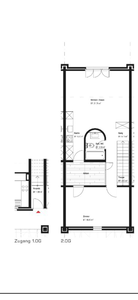 Appartamento di 2 locali in affitto a Cham - immagine 1/6