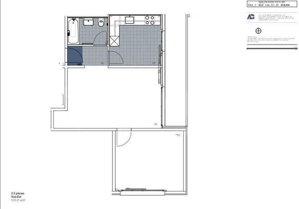 2.5 Zimmer Wohnung zu vermieten in La Chaux-de-Fonds - Bild 1/9
