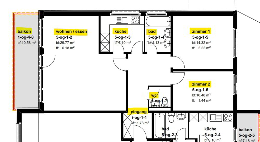 Appartamento di 3.5 locali in affitto a Zürich - immagine 1/9