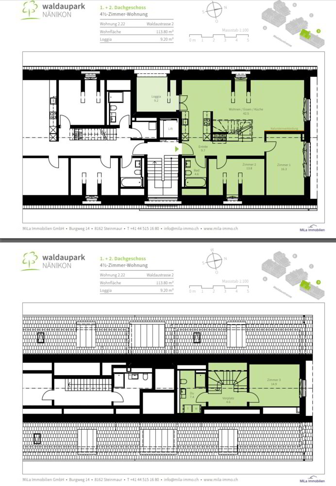 Appartamento di 4.5 locali in affitto a Nänikon - immagine 1/11