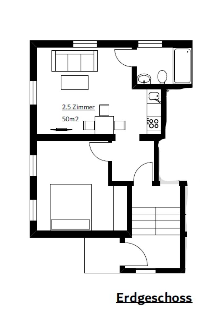 Appartement 2.5 pièces à louer à Hefenhofen - image 1/7