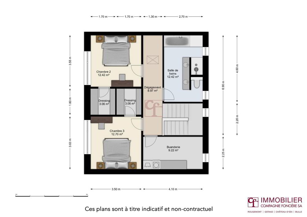 3.5 Zimmer Haus zu vermieten in Noréaz - Bild 1/4