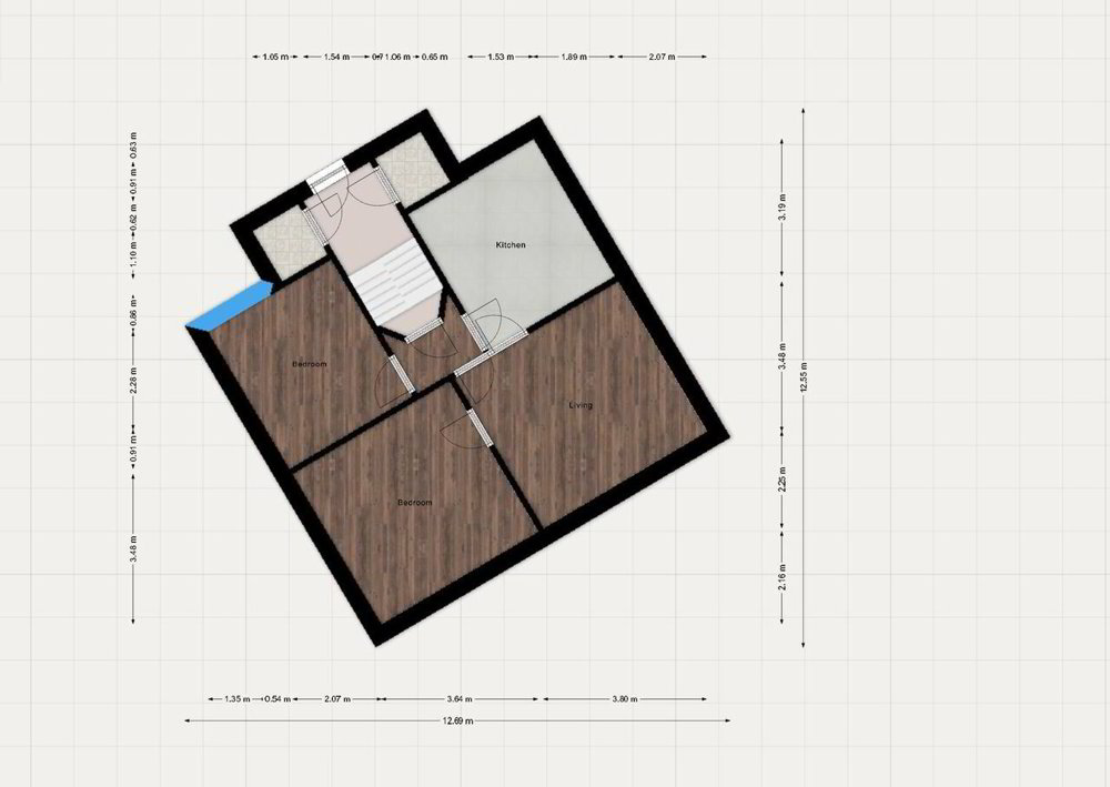 3 Zimmer Wohnung zu vermieten in Degersheim - Bild 1/13