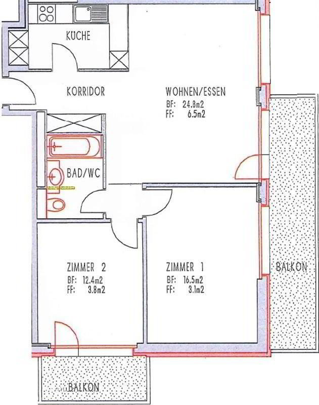 Appartamento di 3 locali in affitto a Coira - immagine 1/8