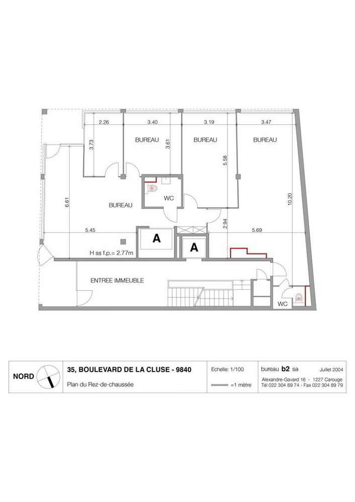 null rooms Office & Commercial for rent in Geneva - image 1/3