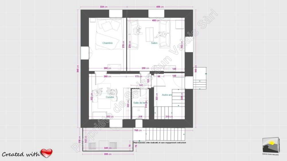 Appartement 2 pièces à acheter à Champsec - image 1/13