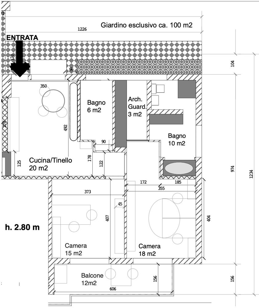 2 Zimmer Wohnung zu vermieten in Lugano - Bild 1/13