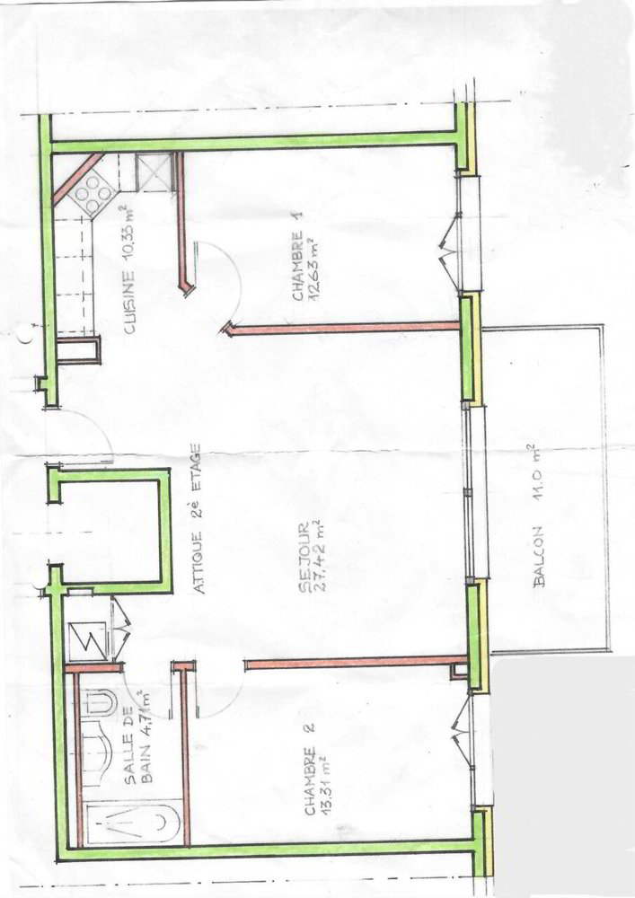 3 rooms Apartment for rent in Sierre - image 1/5