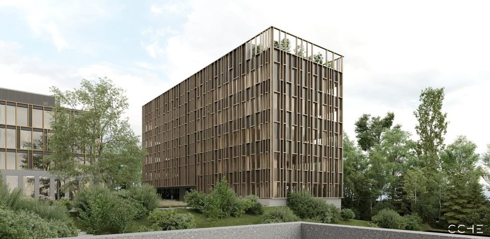 Bâtiment neuf - Surfaces à louer dès 700 m² - Campus the Hive - Ansicht 2