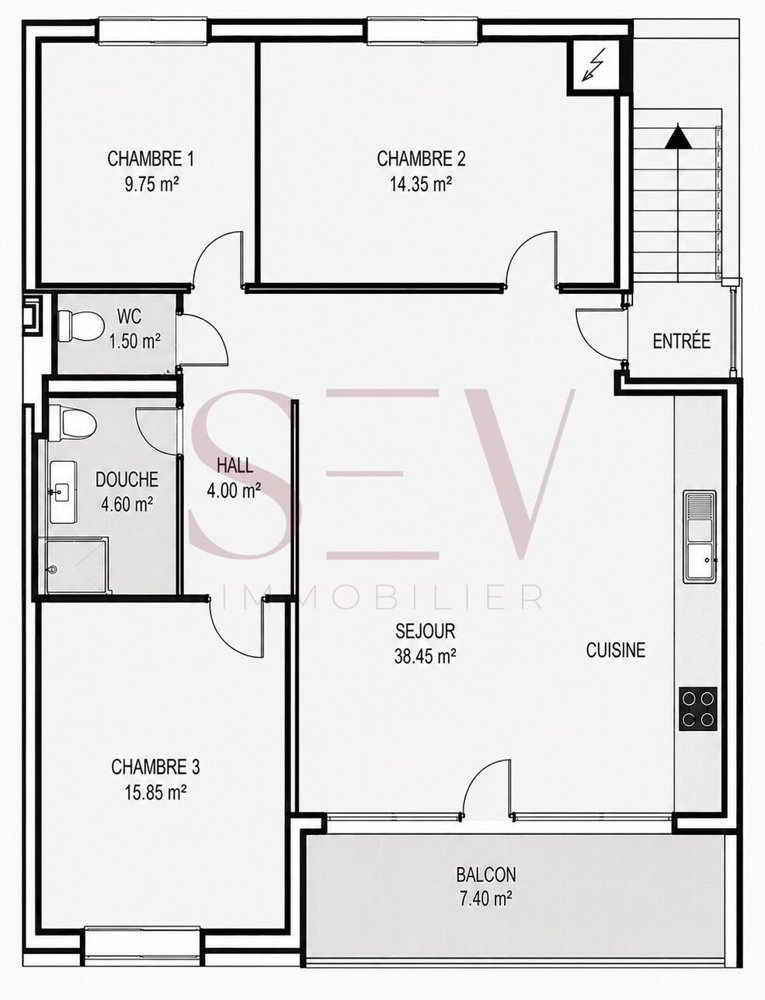 4.5 rooms Apartment to buy in Chailly-Montreux - image 1/8