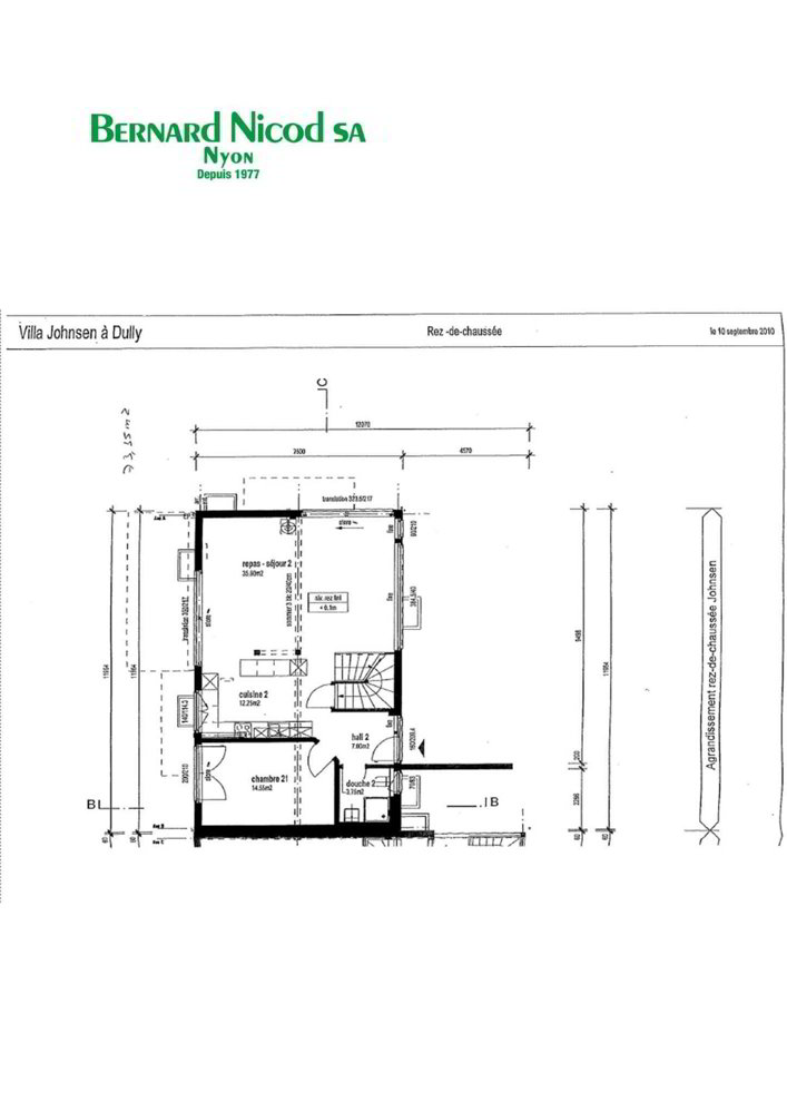 5 Zimmer Haus zu vermieten in Dully - Bild 1/8