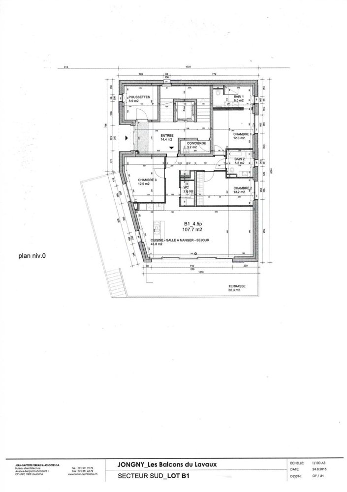 4 Zimmer Wohnung zu vermieten in Jongny - Bild 1/12