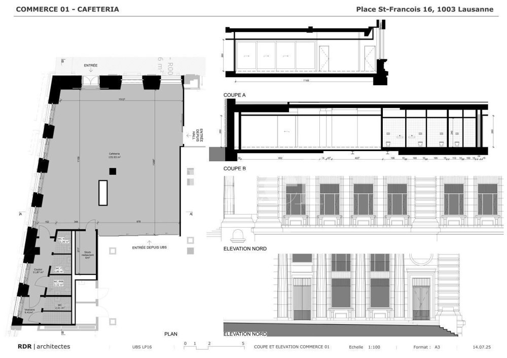 null rooms Office & Commercial for rent in Lausanne - image 1/2