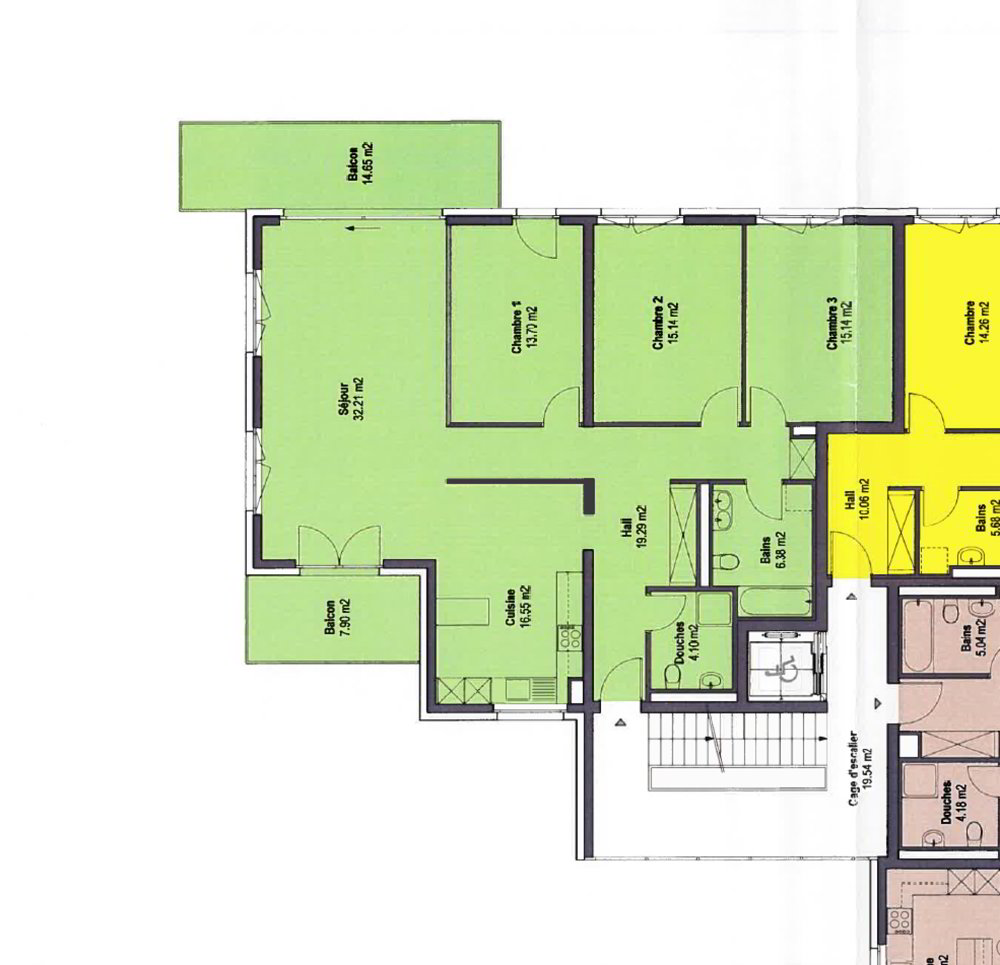 3.5 Zimmer Wohnung zu vermieten in Lausanne - Bild 1/17