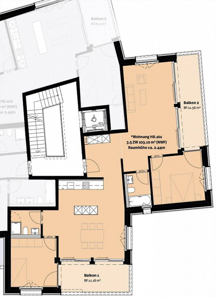 3.5 Zimmer Wohnung zu vermieten in Wetzikon ZH - Bild 1/9