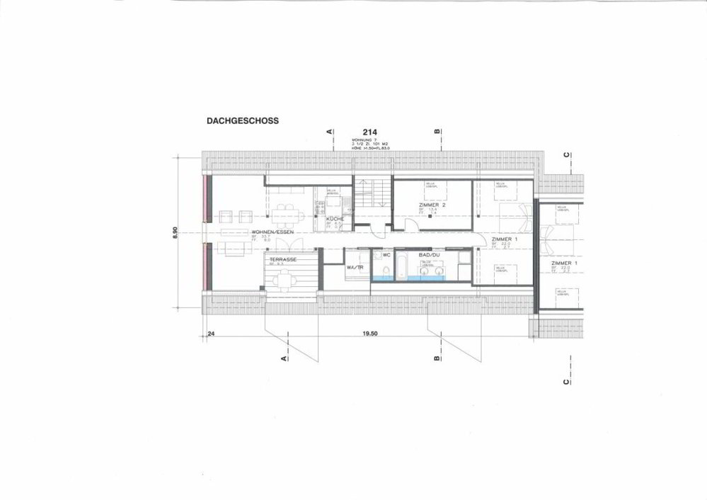 Appartamento di 3 locali in affitto a Schaffhouse - immagine 1/8