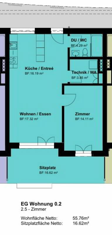 Appartement 2 pièces à louer à Brugg AG - image 1/9