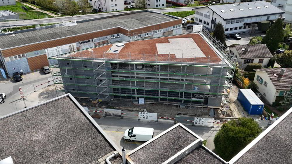 3 surfaces de 356 m² par étage (rez + 1er + 2è étage), total 1'068 m² - Ansicht 5