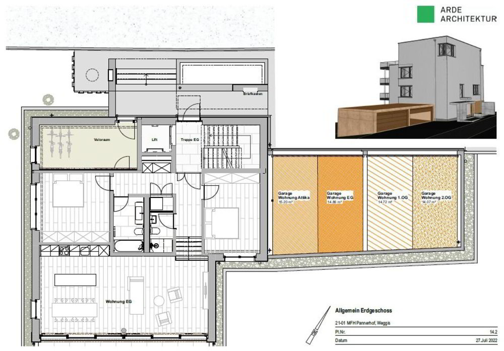 3.5 Zimmer Wohnung zu vermieten in Weggis - Bild 1/10