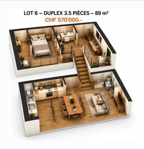 Appartement null pièces à acheter à Cheiry - image 1/7