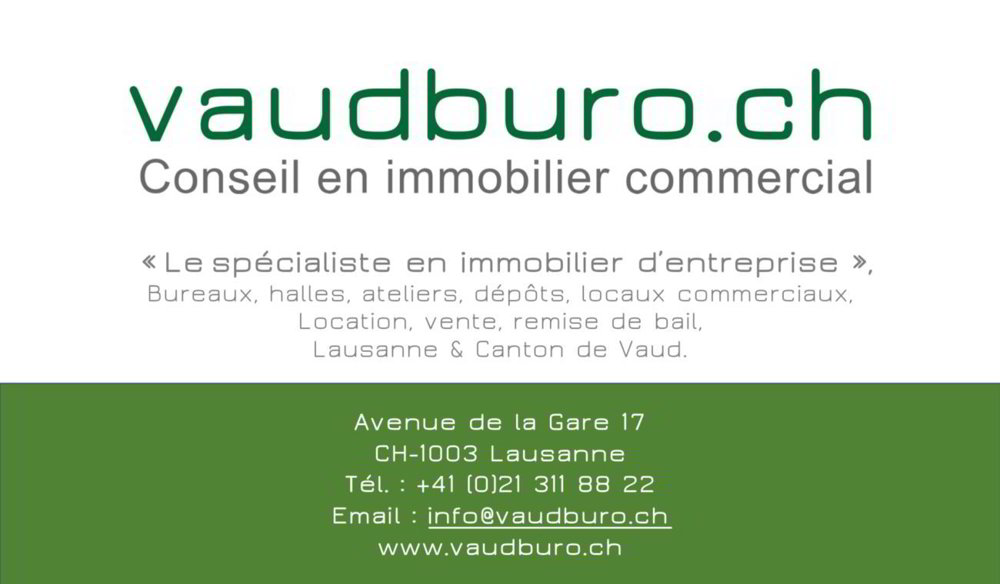 null rooms Office & Commercial for rent in Ecublens VD - image 1/8