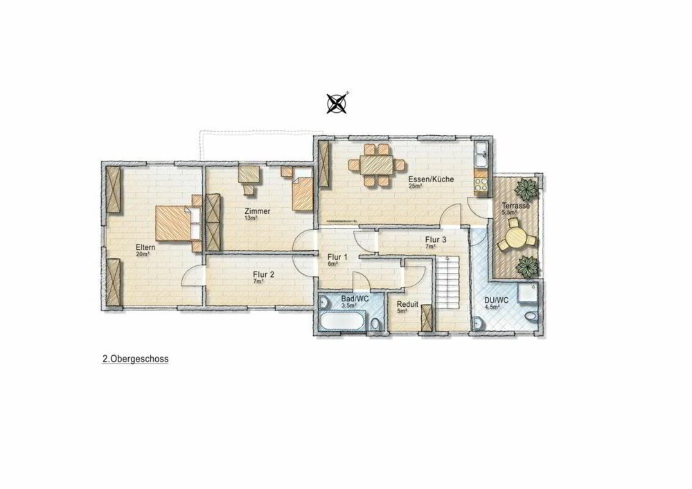 3 Zimmer Wohnung zu vermieten in Hundwil - Bild 1/13