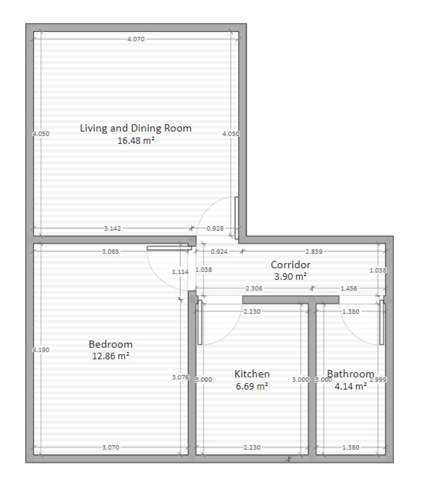 2 Zimmer Wohnung zu vermieten in Bettlach - Bild 1/7