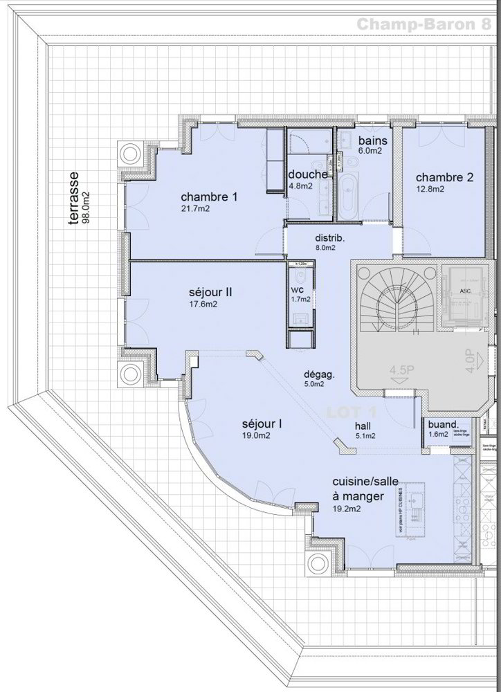 4.5 Zimmer Wohnung zu vermieten in Genf - Bild 1/12