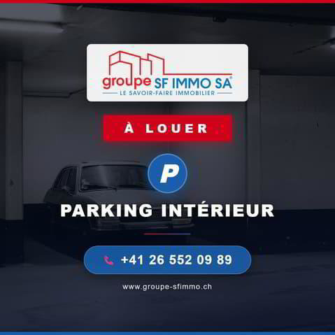 null Zimmer Parkplatz, Garage zu vermieten in Cugy FR - Bild 1/2