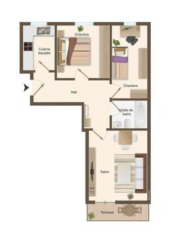 3.5 Zimmer Wohnung zu vermieten in Freiburg - Bild 1/7