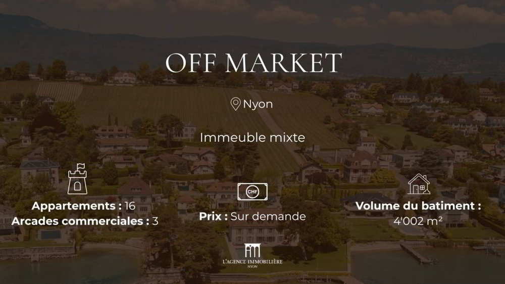 Ufficio & Commercio di null locali in vendita a Nyon - immagine 1/1